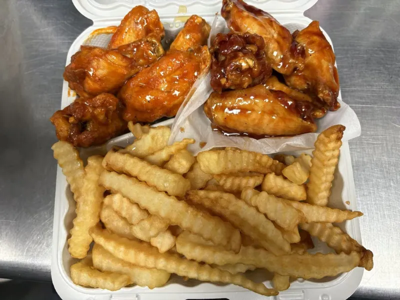 6pcs Wings Combo at Tiktok Wings, a Fast Food Restaurant in Syracuse